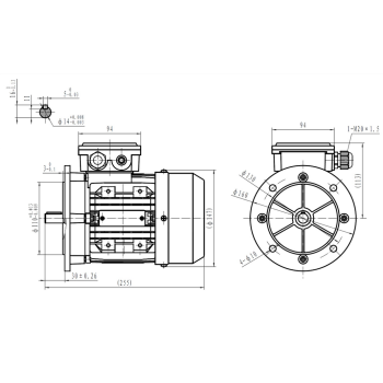 Silnik elektryczny 0,75kW 2800 obr/min. 71B5